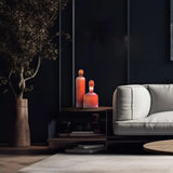 Mercer Glass Capped Bottle in Tangerine- Short
