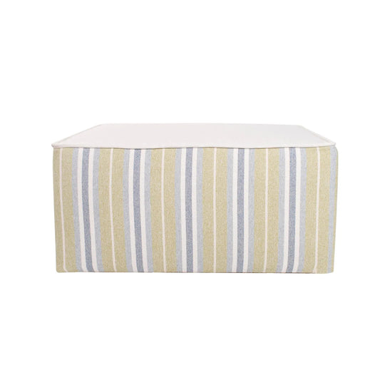 Indoor/Outdoor Universal Square Ottoman Dune Moss Cover Only