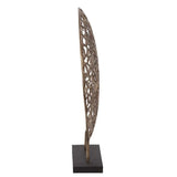 Bronze Aluminum Branch Disk Sculpture