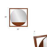 Dirken Wooden Framed Mirror