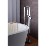 Victoria 2-Handle Freestanding Claw Foot Tub Faucet with Hand Shower in Polished Chrome