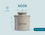 Kook Ceramic French Butter Keeper Dish