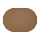 Loft Felt Cashmere Placemat - Oval 13.3x16.5"- Set of 4