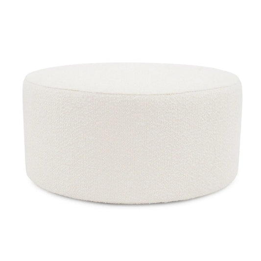 Universal Round Ottoman Cover Barbet Natural