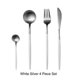 Mixora 304 Stainless Steel Gold Cutlery Set