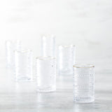 Jupiter Clear Gold Rimmed Iced Beverage 13oz Pack Size - CASE 6