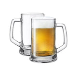 Kook Glass Beer Mugs 12 oz, Set of 4