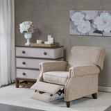 Push Back Recliner Lounge Chair, Sand *