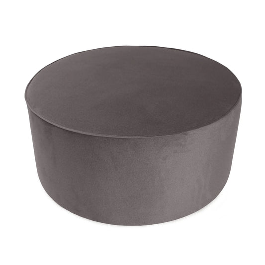 Universal 36" Round Ottoman Cover Qivuit Gray