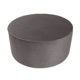 Universal 36" Round Ottoman Cover Qivuit Gray