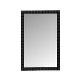 Varsha Rectangle Glossy Black Mirror