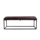 Brisbane Leather Bench