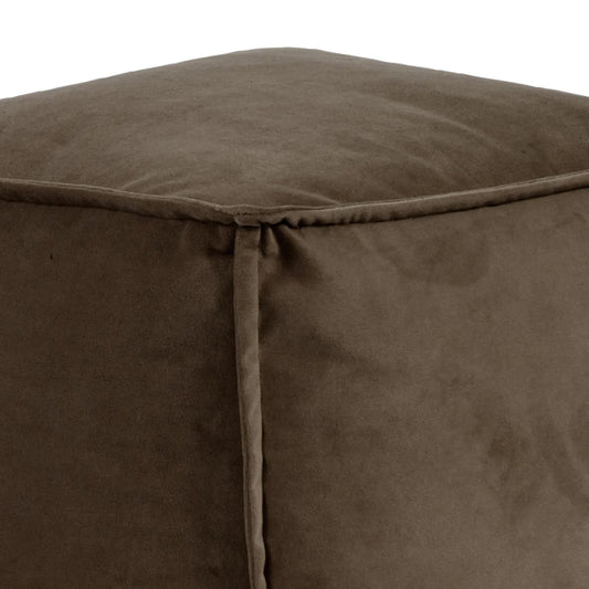 Square Pouf Bella Chocolate