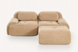 MIA 82'' Loveseat with 1 Ottoman