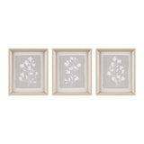 Wholesale Farmhouse White Floral Framed Wall Art