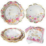 Baby in Bloom 62pc Floral Tableware Set