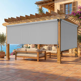 10' W X 8' H Outdoor Roller Shade with 95% Uv Protection