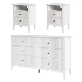 Royalcraft 3-Piece Modern Furniture Set, 6 Drawer Dresser