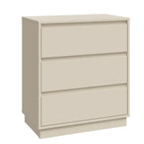 Wholesale Wide Nightstand with 3 Drawers, Modern Chest of Drawers