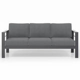 Wholesale Aluminum Outdoor Couch, 3-Seat Metal Outdoor Sofa