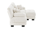 CLOUDIES 94" Loveseat with 1 Ottoman