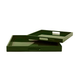 Saint Tropez Square Tray Set of 2 - Wild Green
