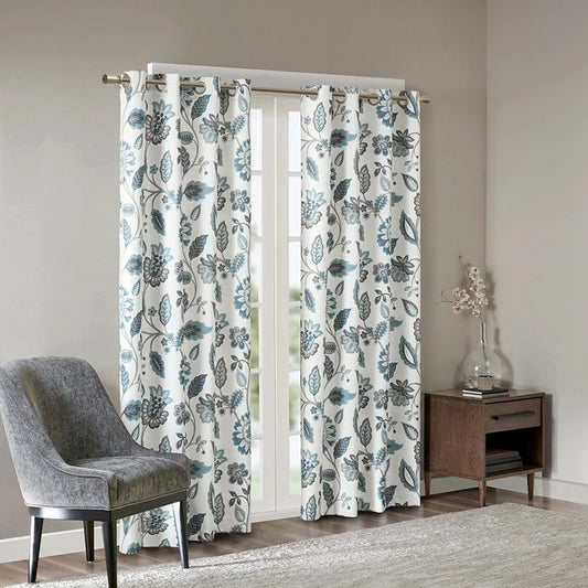 Botanical Room Darkening Window Curtain