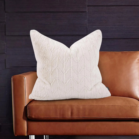24 x 24 Angora Natural Pillow - Down Alternative Insert