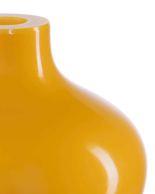 Yellow Peking Maiping Vase