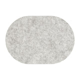 Loft Felt Cloud Placemat - Oval 13.3x16.5"- Set of 4