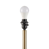 Textured Ceramic Floor Lamp with Scallop-Shaped Shade, Gold