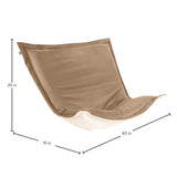 Puff Chair Cushion & Cover Qivuit Camel