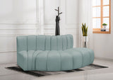 Arc - Faux Leather 3 Piece Modular Sofa