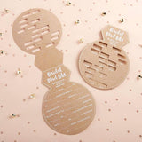 Kraft Bridal Shower Game Cards Set of 50