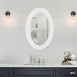 Ethan Mirror - Glossy White
