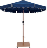 Amalfi - Aluminum Patio Umbrella - Light Brown Base / Light Brown Pole
