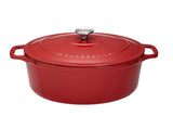 Chasseur Enameled Cast Iron Oval Dutch Oven 6qt