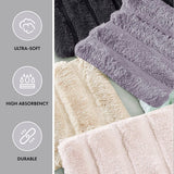 Tufted 1500gsm Bathroom Rug, Black