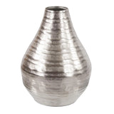 Chiseled Silver Bell Vase- Large