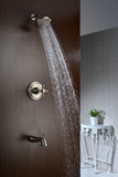 Mesto Series 1-Handle 2-Spray Tub and Shower Faucet in Brushed Nickel