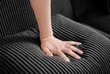 MARTHA 81" Loveseat with 1 Ottoman