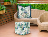 24 x 24 Outdoor Pillow Fern Indigo - Poly Insert
