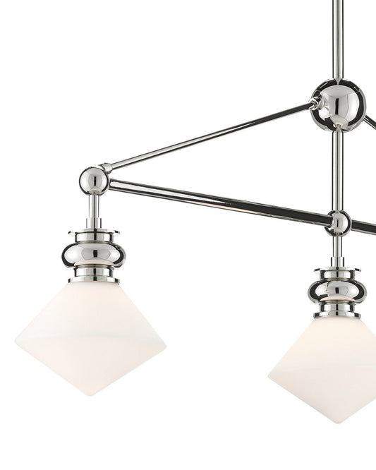 Rycroft Nickel Rectangular Chandelier