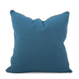 24 x 24 Outdoor Pillow with Dec Cord- Seascape Turquoise- Poly Insert