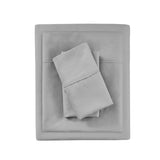 1000TC 4 Piece Deep Pocket Cotton Blend Sheet Set, Grey