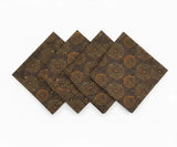 Beige Printed Fabric Napkins