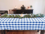 Blue and White Tablecloth