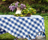 Blue and White Tablecloth