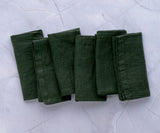 Plain Linen Napkins - Set of 4