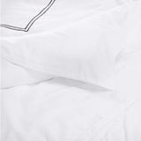 400TC Double Embroidery Cotton Sateen Solid Bedding Bundle